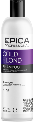 EPICA Professional Gold Blond шампунь д/волос с фиолетовым пигментом макадамия и ромашка 300мл